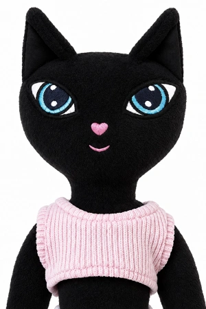 Игрушка Кошка Мейли purrmurrme в одежде Purrmurrme — фото крупным планом