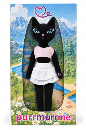Игрушка Кошка Мейли purrmurrme в одежде Purrmurrme — фото крупным планом